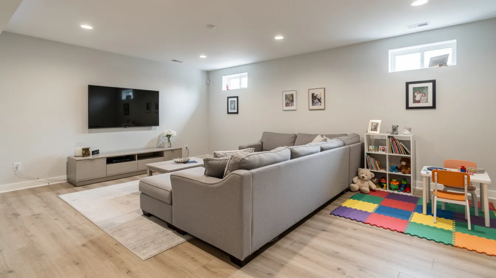 Basement Remodel in Carmel, IN